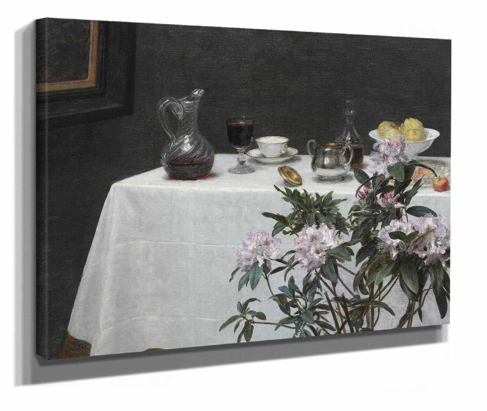 Still Life Corner Of A Table by Henri Fantin Latour
