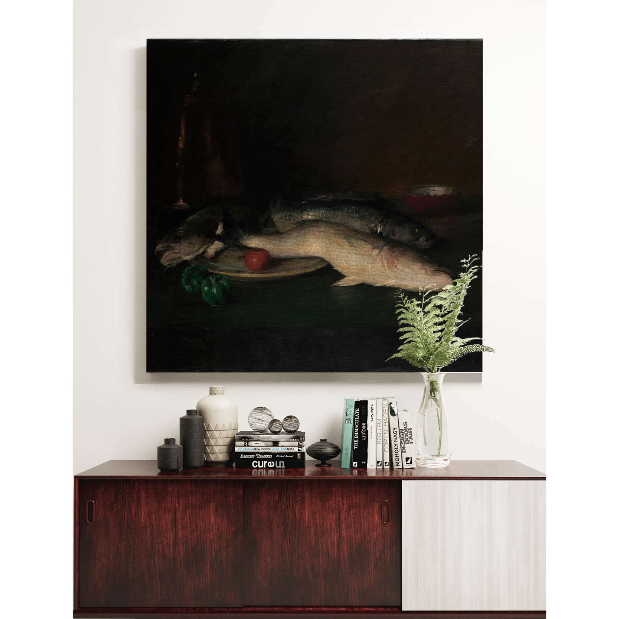 Still Life Fish by William Merritt Chase
