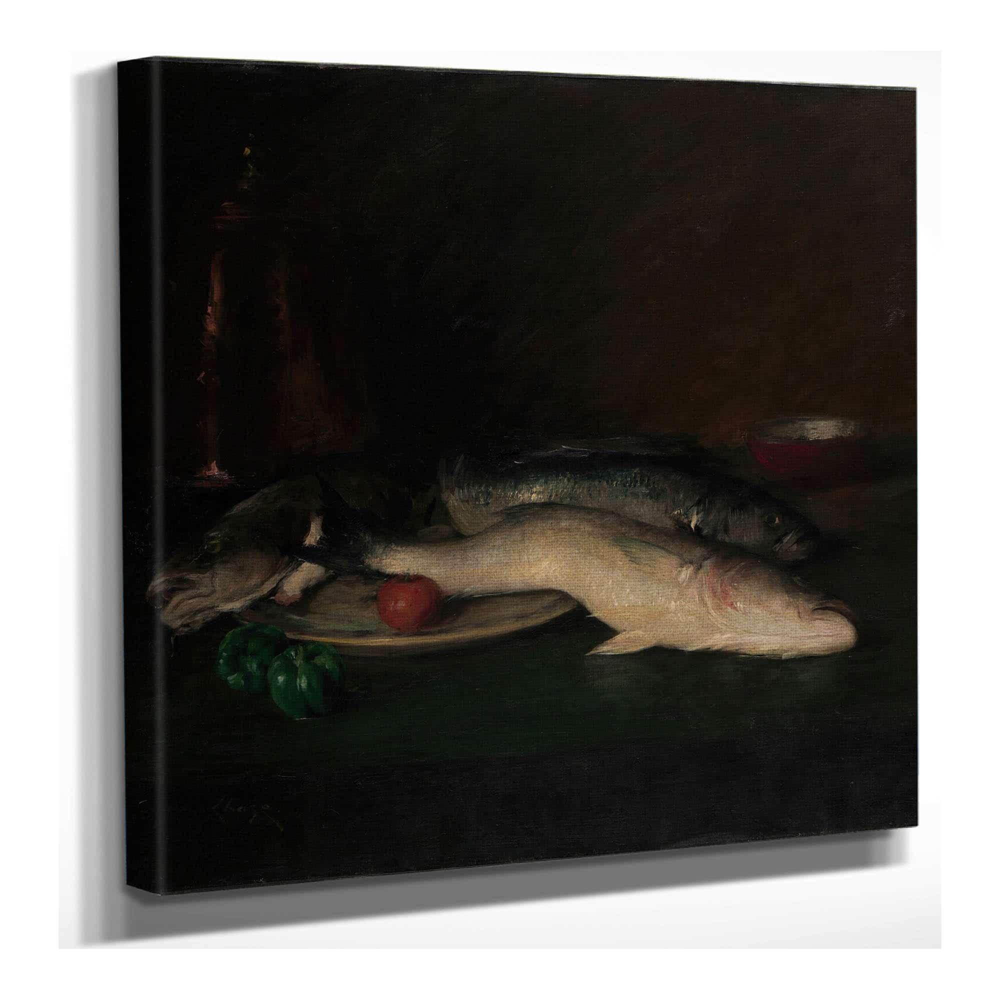 Still Life Fish by William Merritt Chase