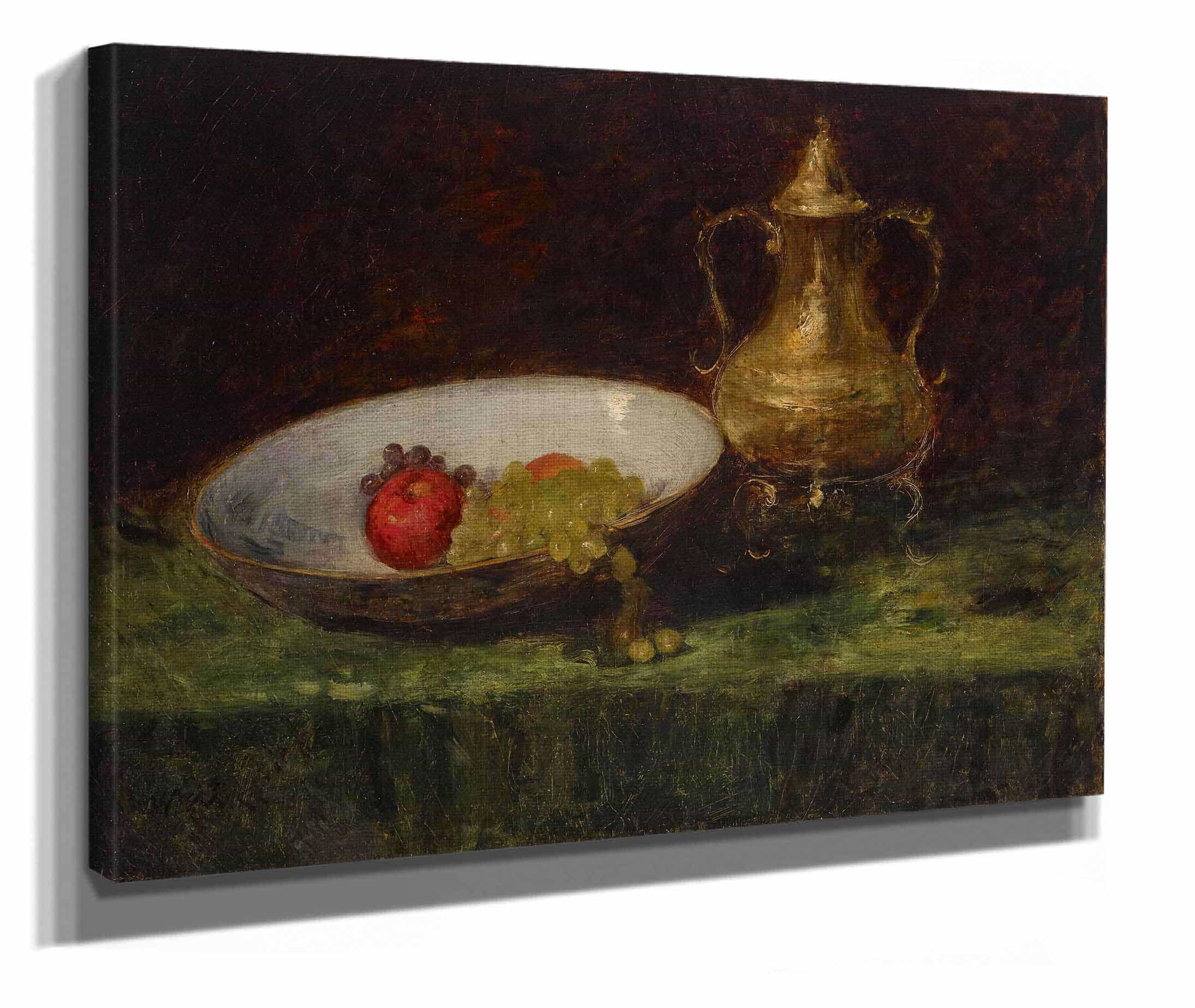 Still Life Fruit And Copper Pot by William Merritt Chase
