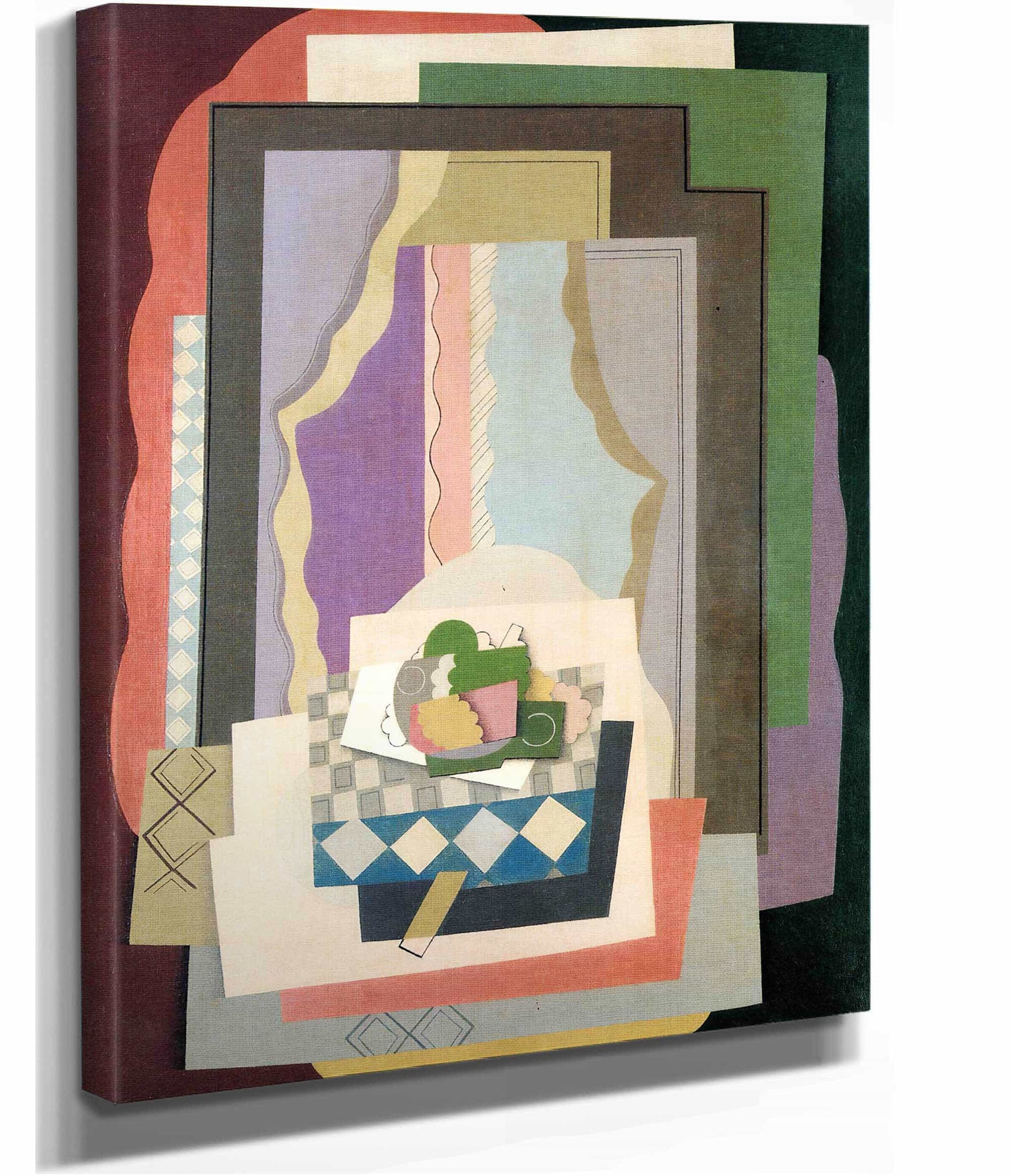 Still Life In Front Of The Window by Georges Valmier