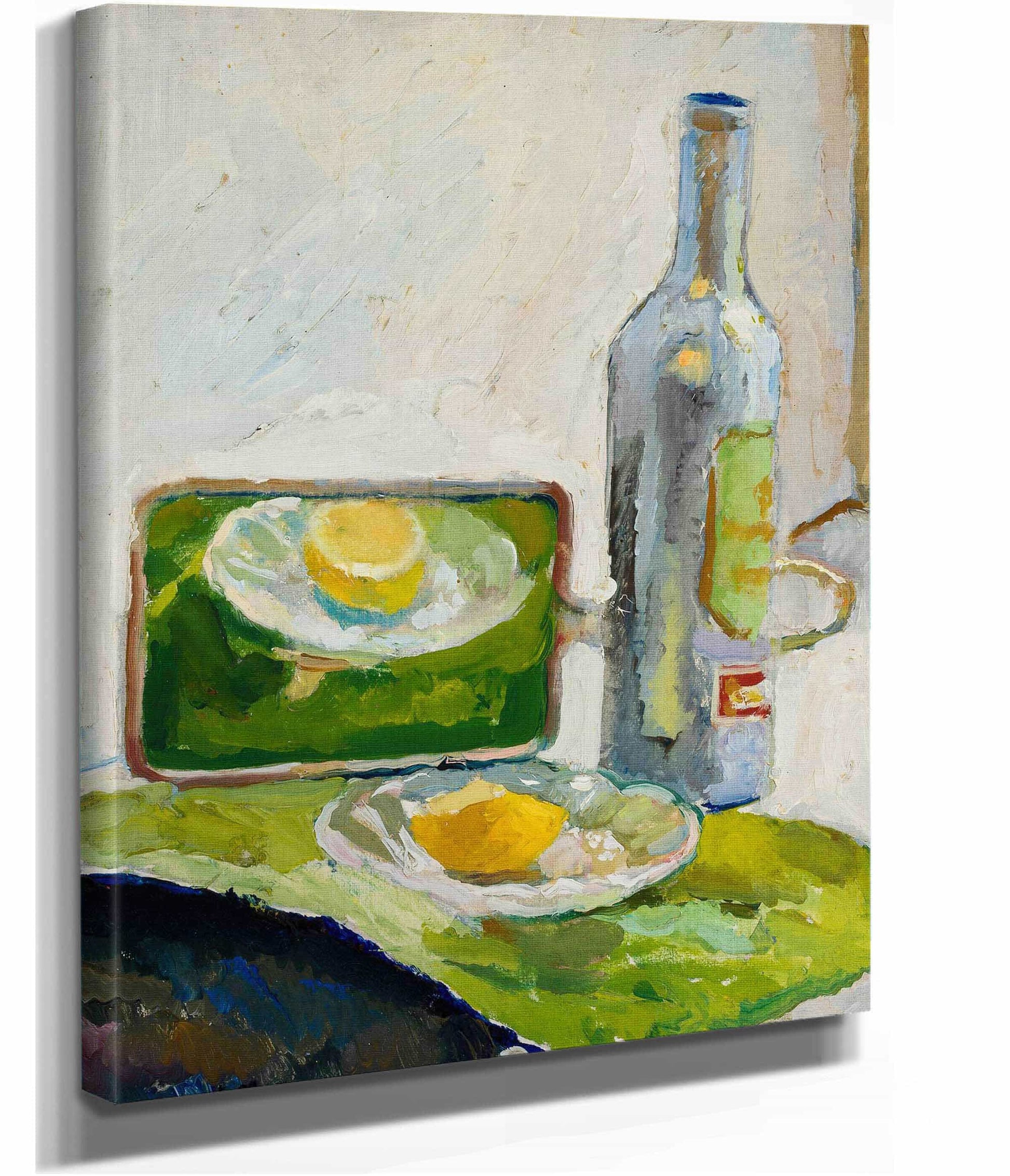 Still Life With A Bottle by Zygmunt Waliszewski