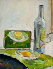 Still Life With A Bottle by Zygmunt Waliszewski