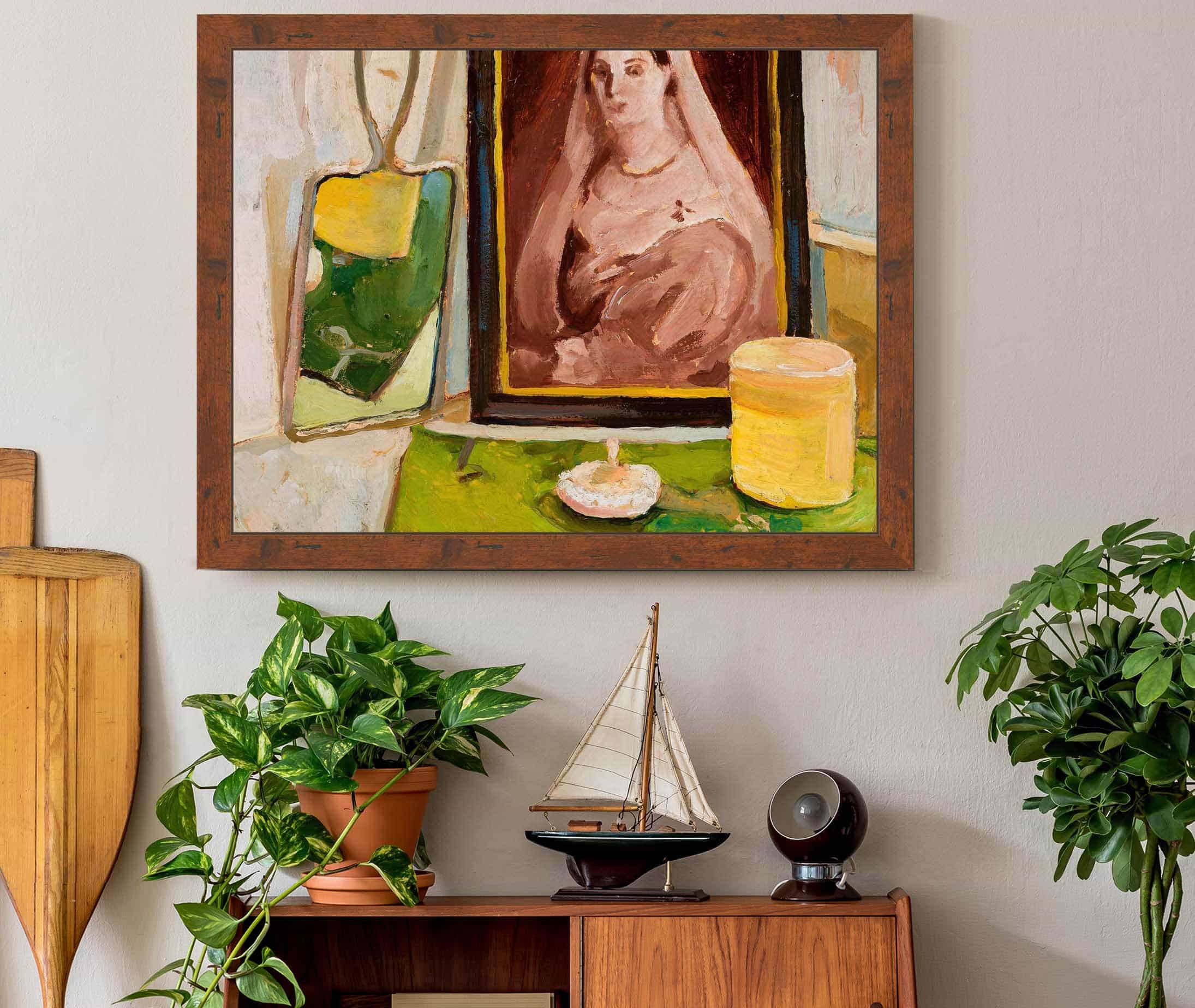 Still Life With A Portrait by Zygmunt Waliszewski