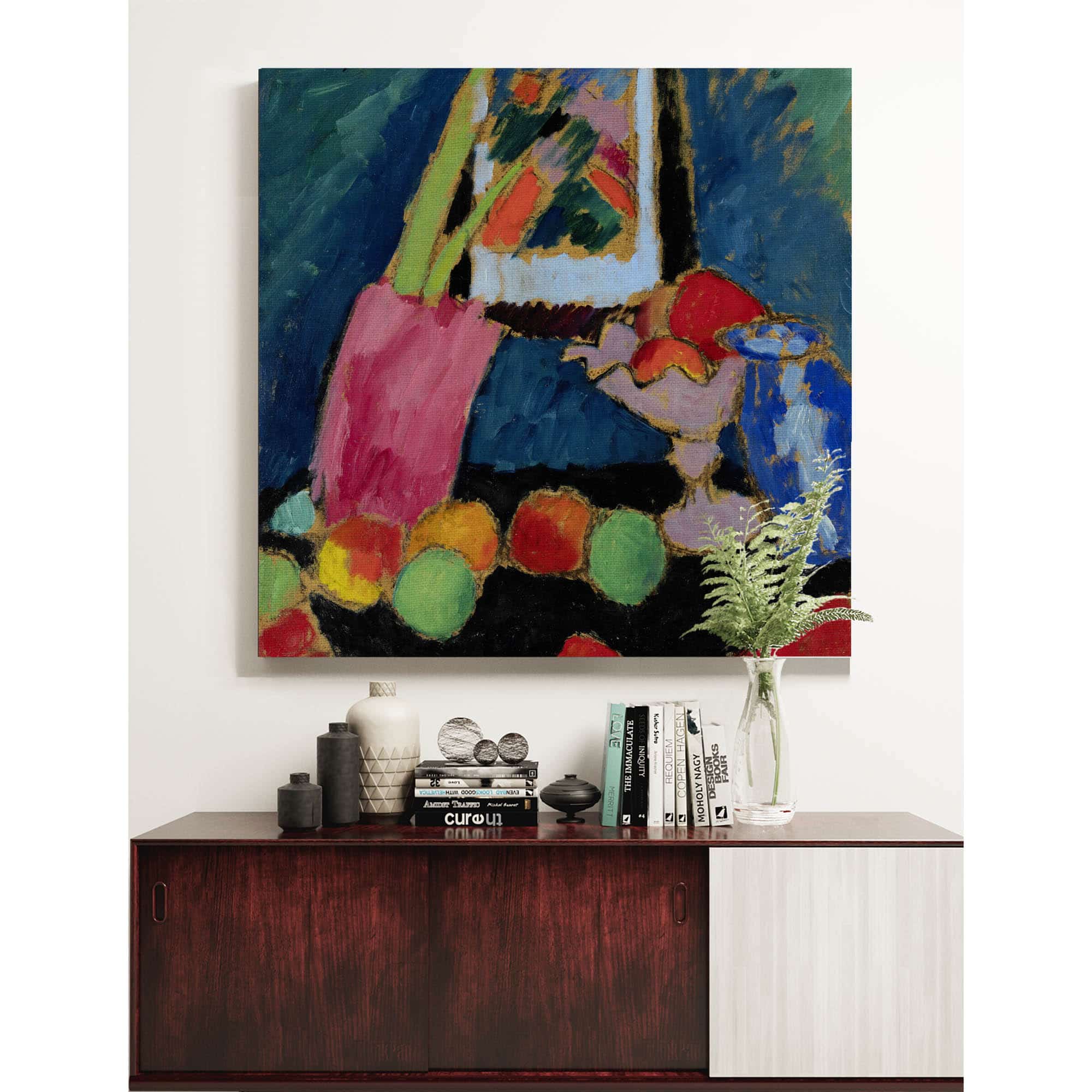 Still Life With A Purple Bowl by Alexej Von Jawlensky