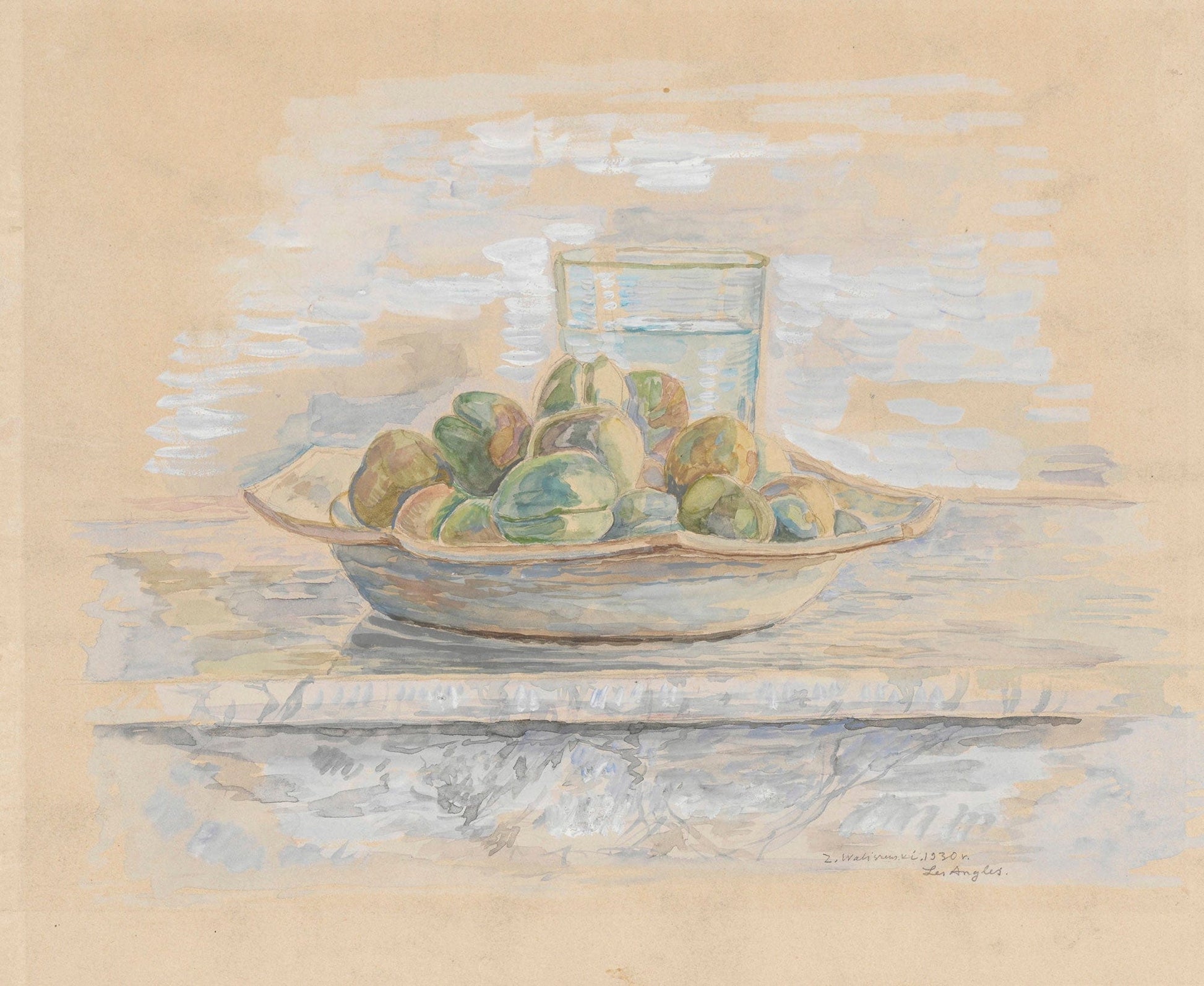 Still Life With Almonds by Zygmunt Waliszewski