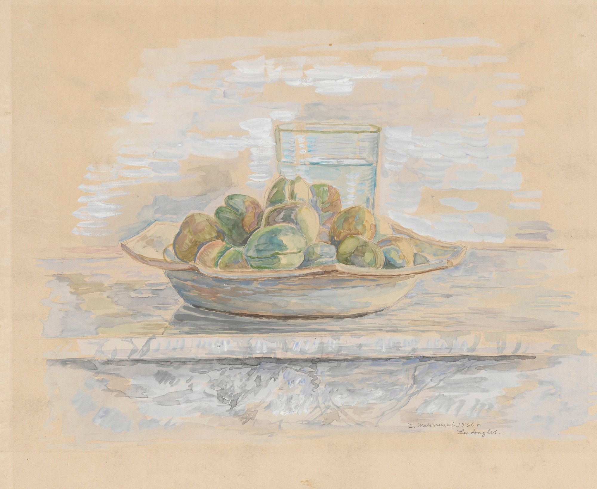 Still Life With Almonds by Zygmunt Waliszewski