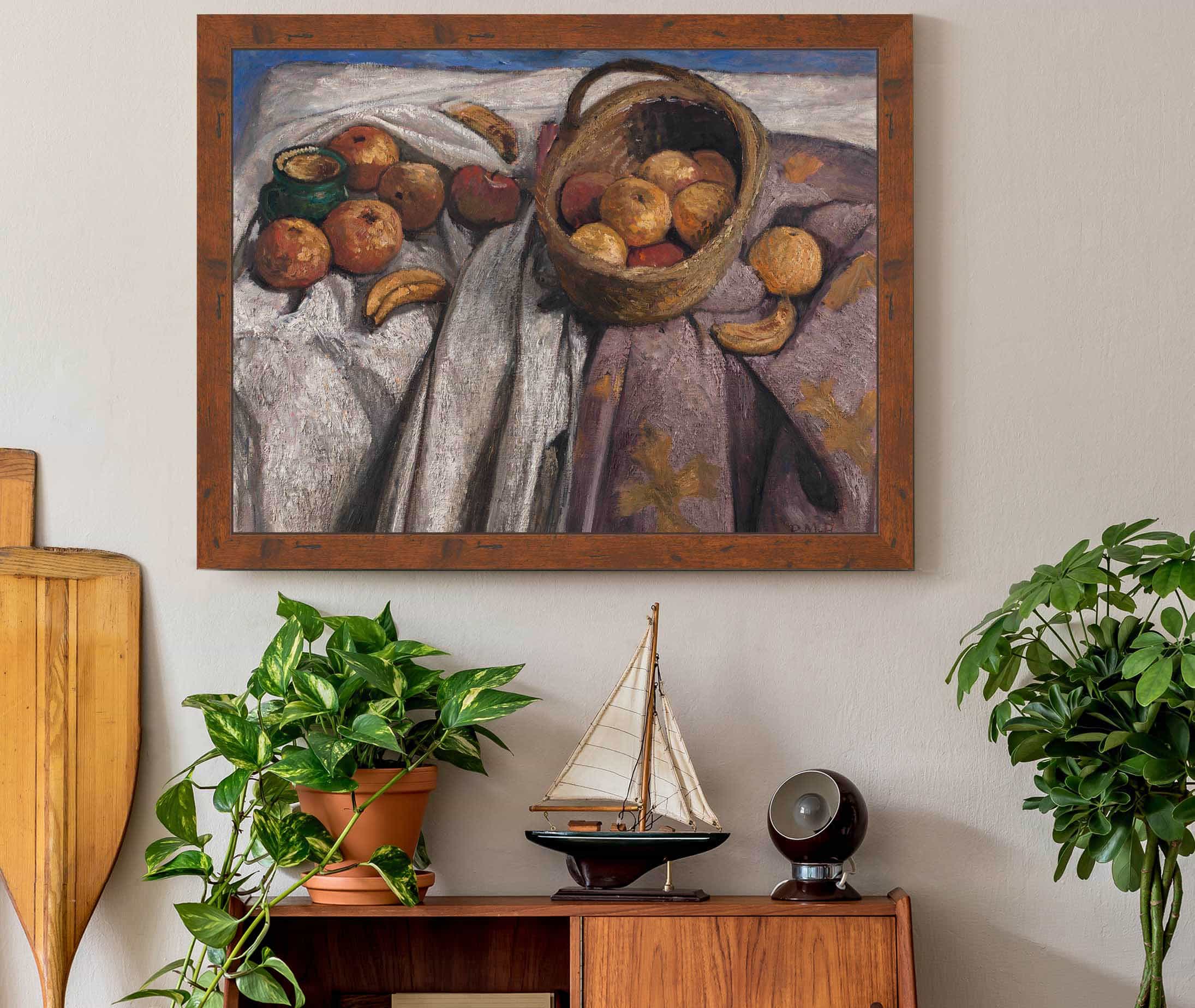Still Life With Apples And Bananas by Paula Modersohn Becker