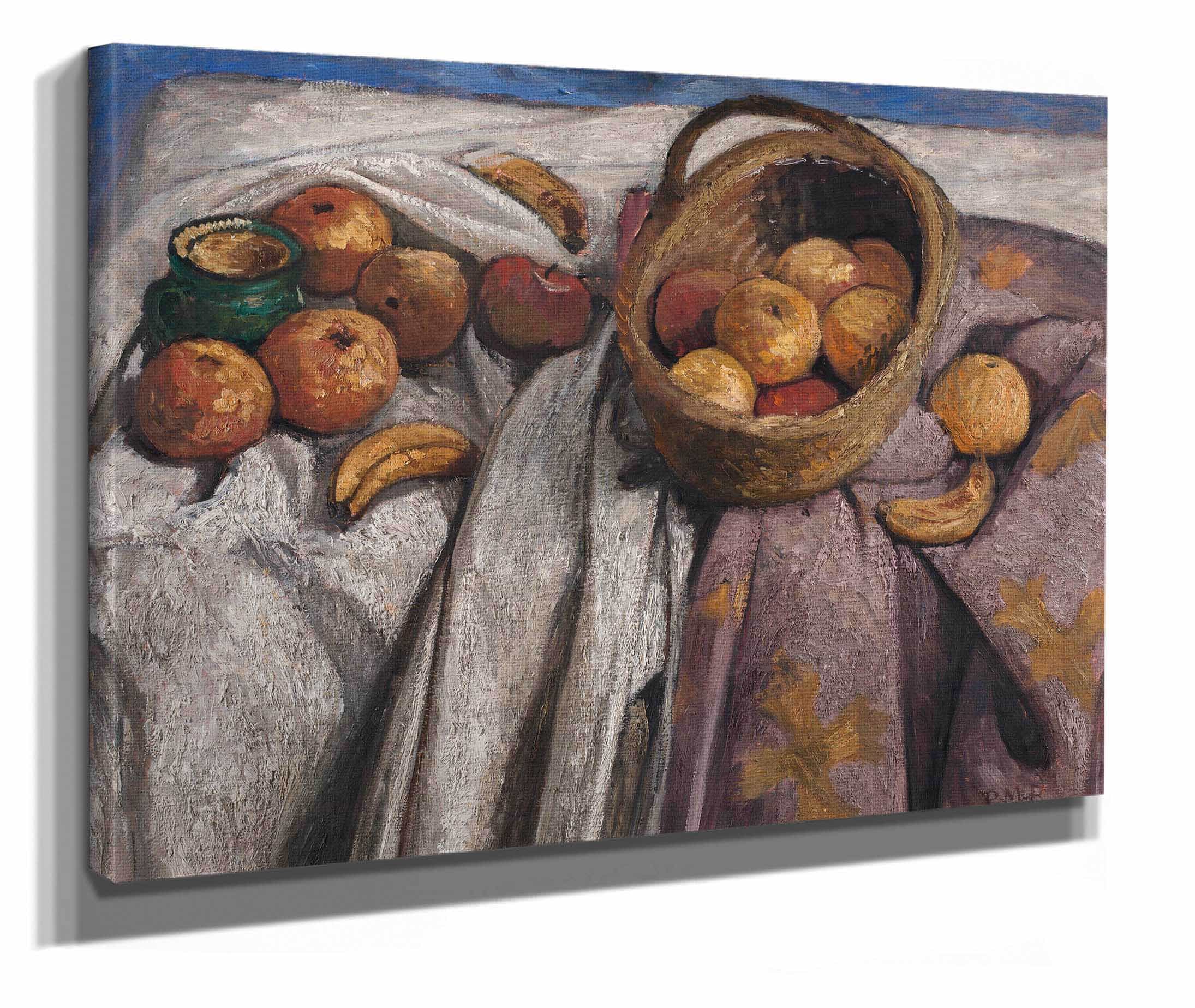 Still Life With Apples And Bananas by Paula Modersohn Becker