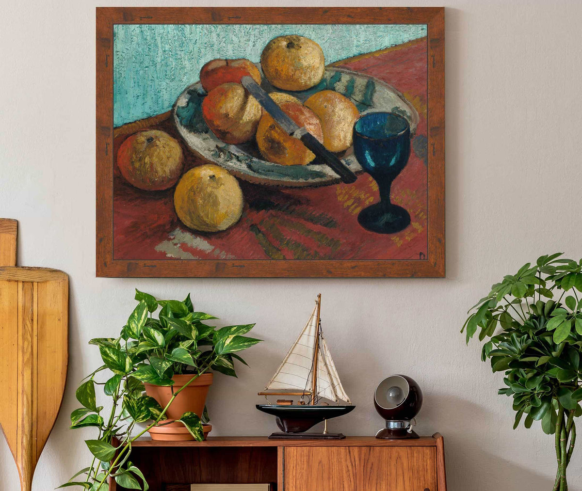 Still Life With Apples And Green Glass by Paula Modersohn Becker