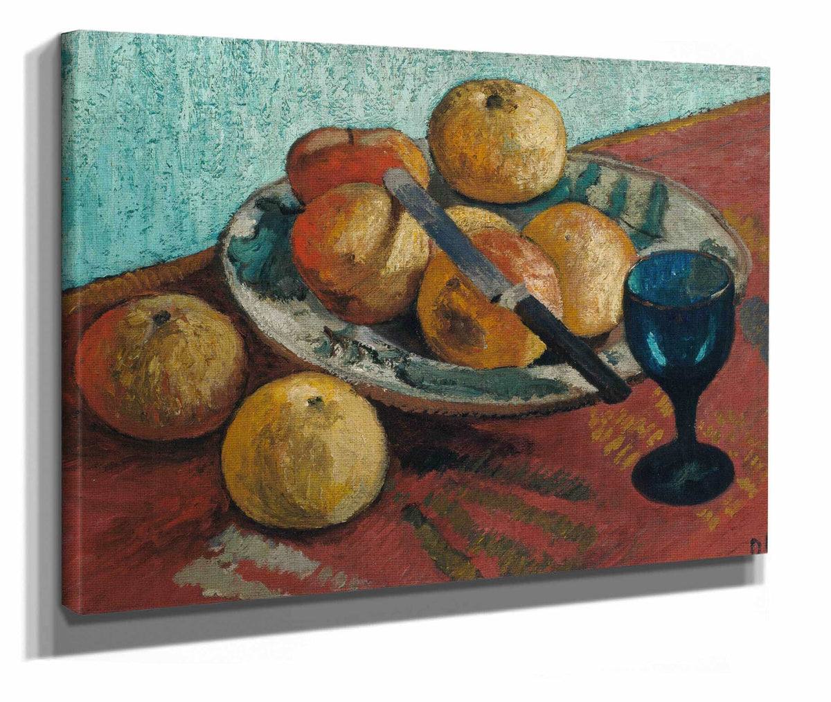 Still Life With Apples And Green Glass by Paula Modersohn Becker