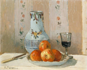 Still Life With Apples And Pitcher by Camille Pissarro