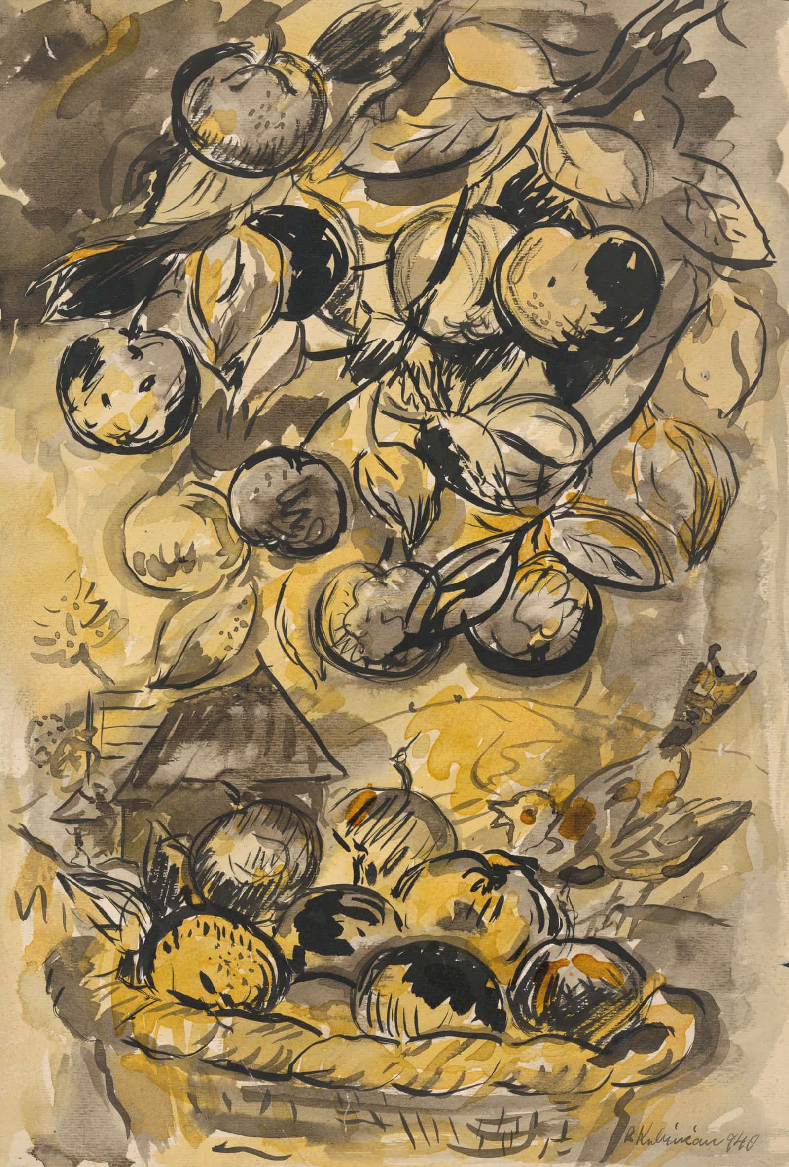 Still Life With Apples by Arnold Peter Weisz Kubincan