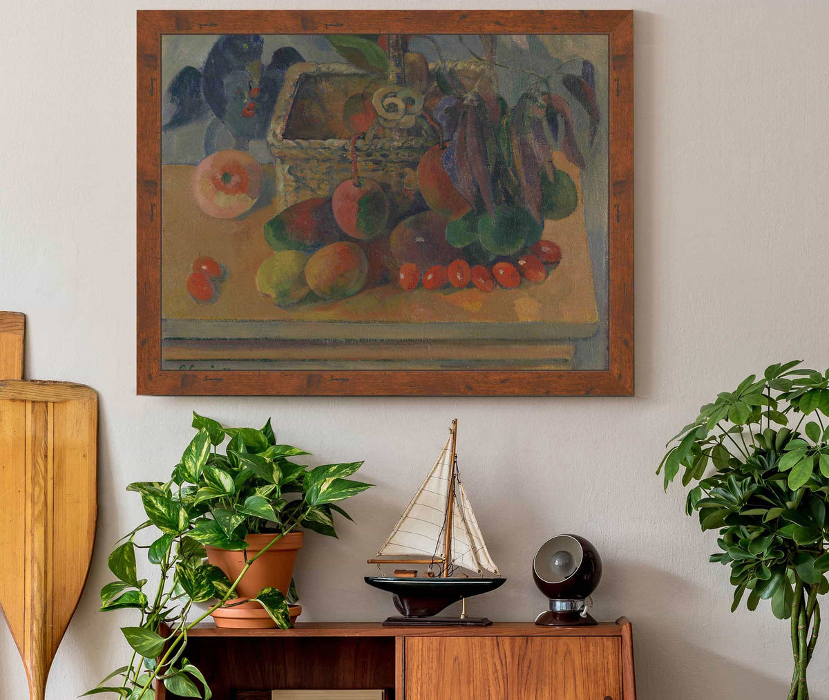 Still Life With Basket And Fruits by Paul Gauguin