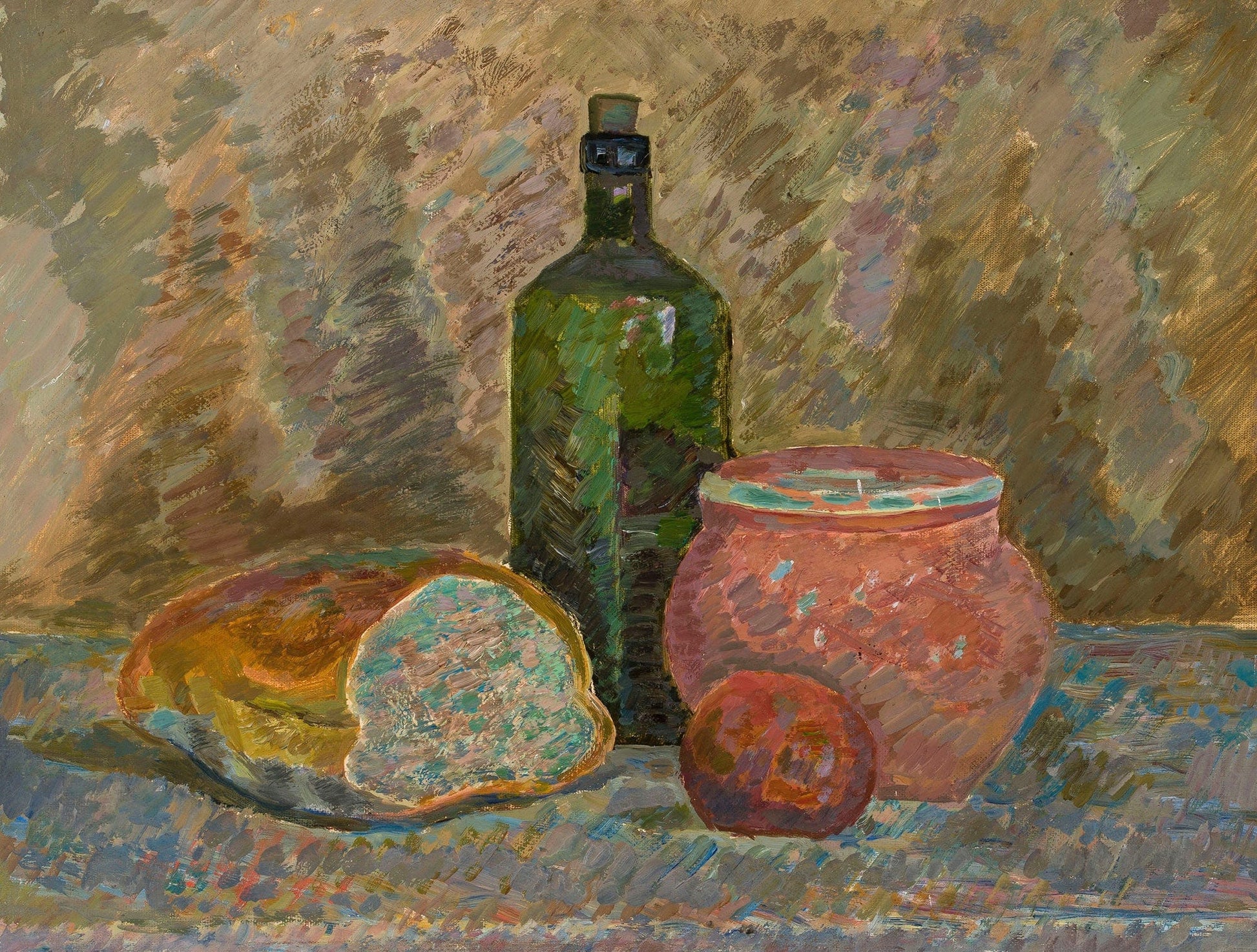 Still Life With Bread by Zygmunt Waliszewski
