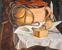 Still Life With Candle by Boris Grigoriev