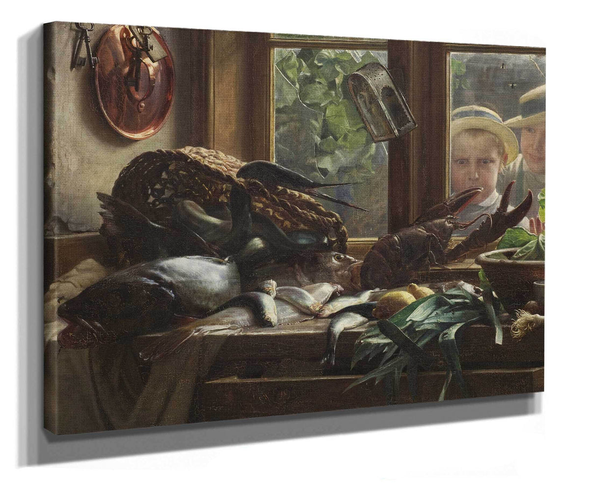 Still Life With Fish by Carl Bloch