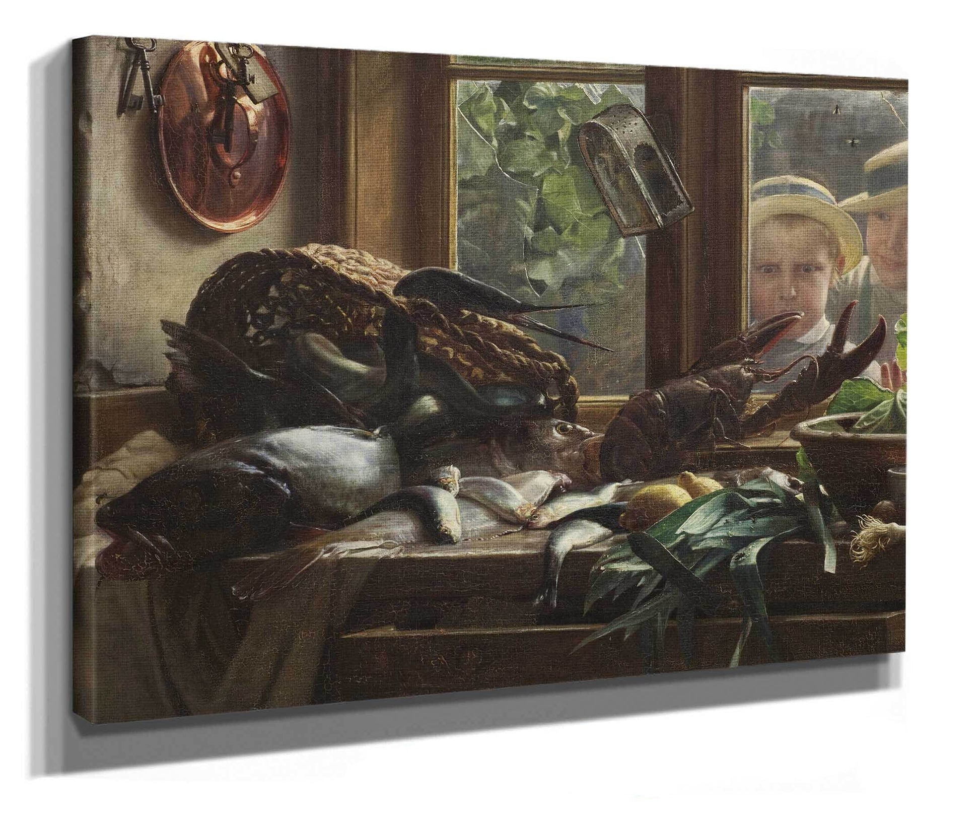 Still Life With Fish by Carl Bloch