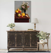 Still Life With Flowers And Fruit by Henri Fantin Latour