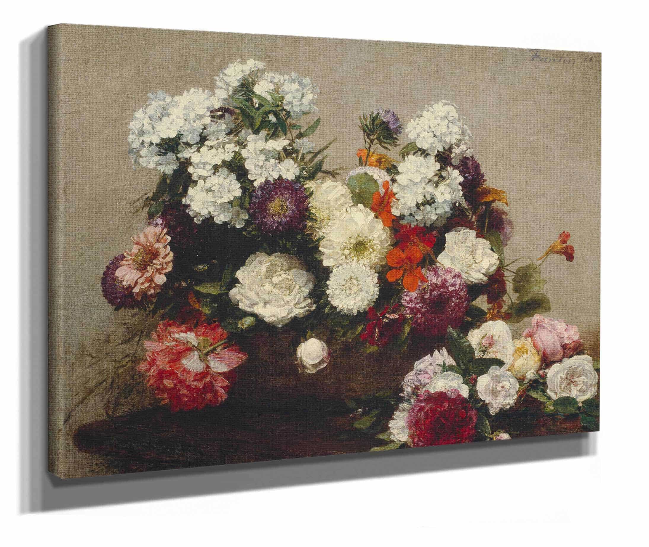 Still Life With Flowers by Henri Fantin Latour