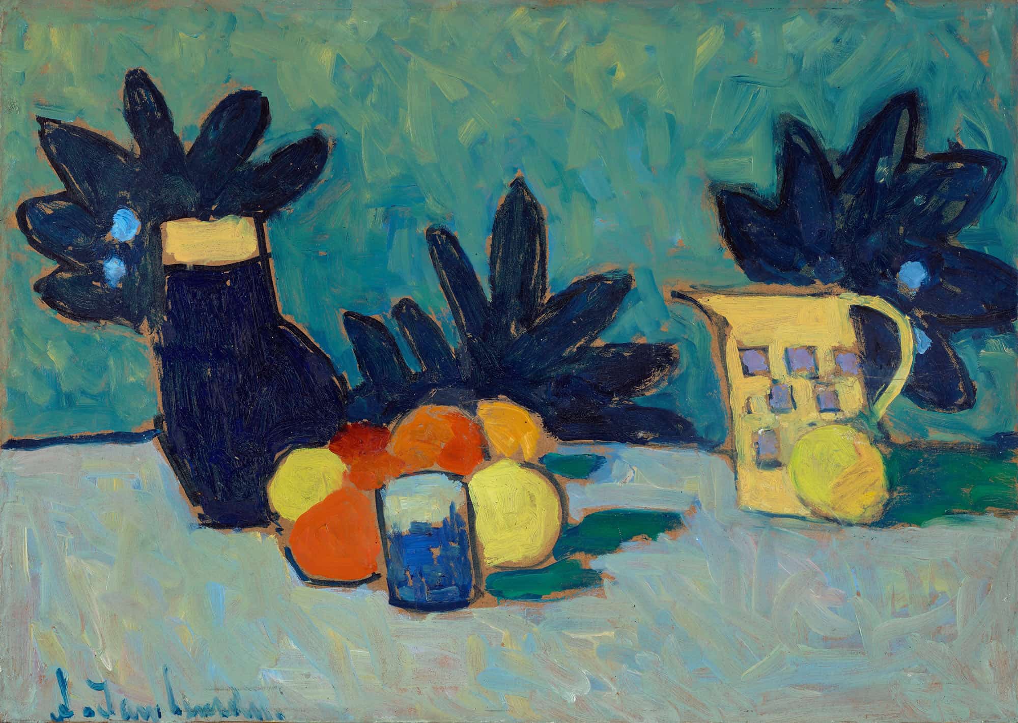 Still Life With Fruit by Alexej Von Jawlensky