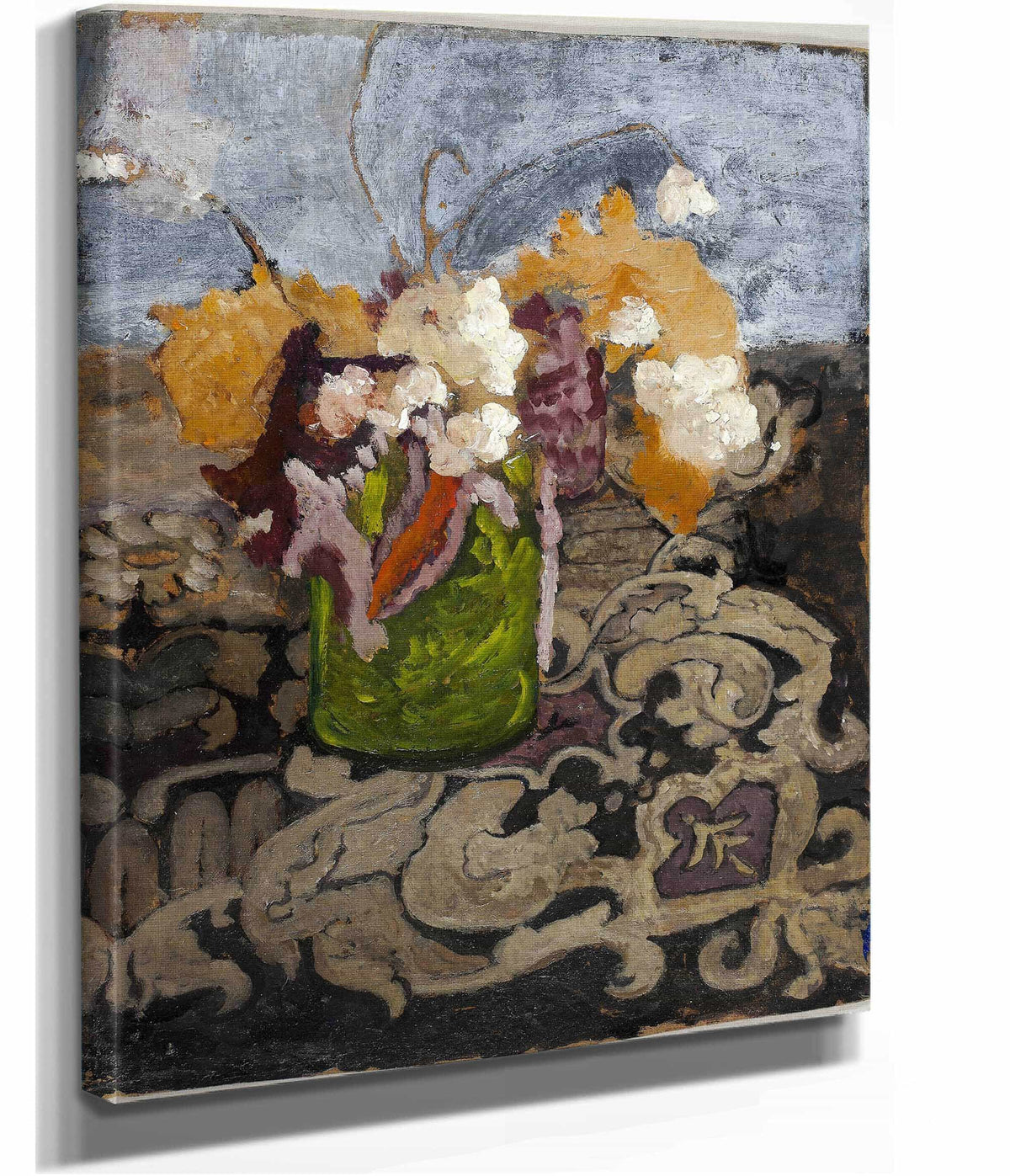 Still Life With Green Vase   by Paula Modersohn Becker