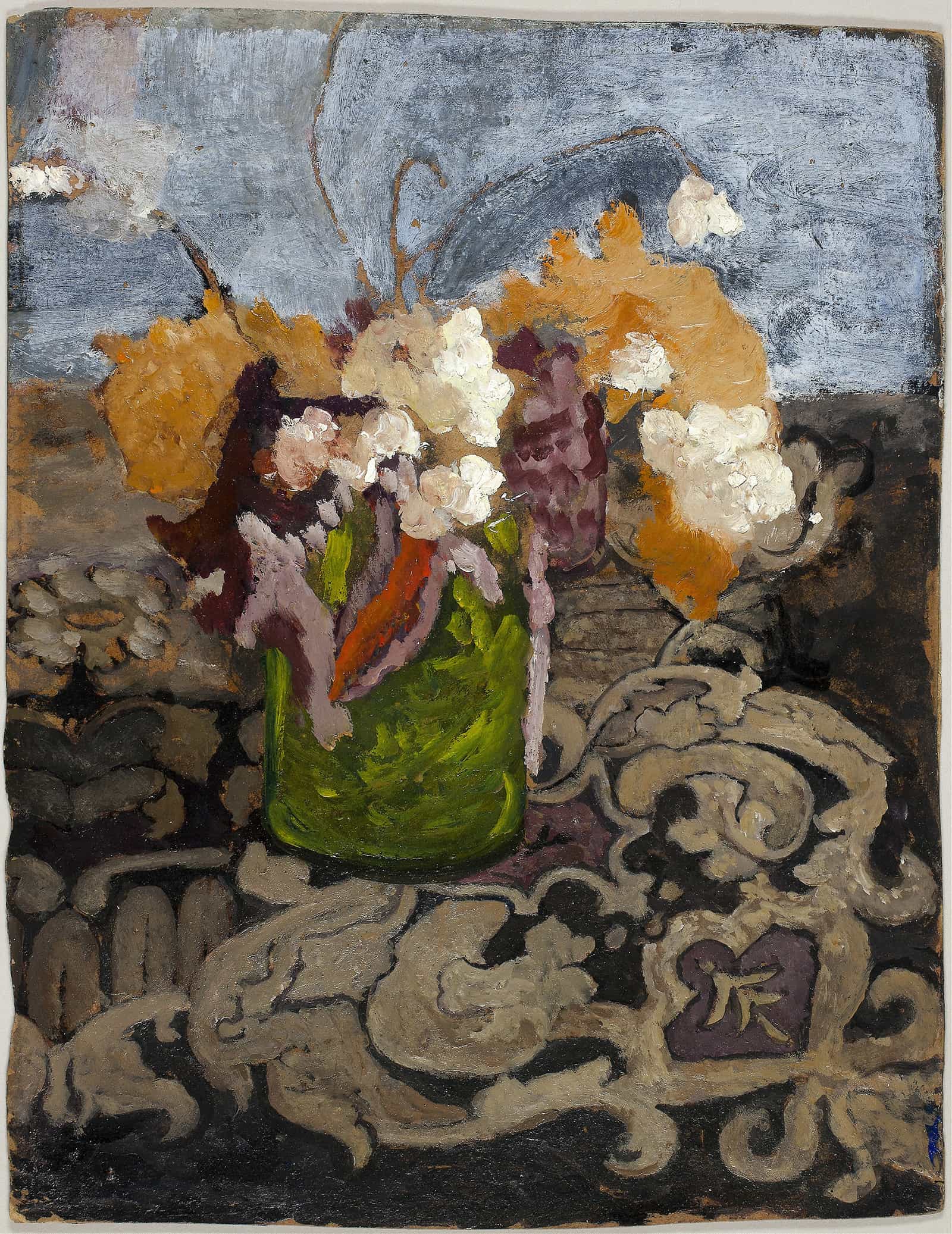 Still Life With Green Vase   by Paula Modersohn Becker