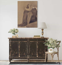 Still Life With Hat Parasol And Clothes On A Chair by Georges Seurat