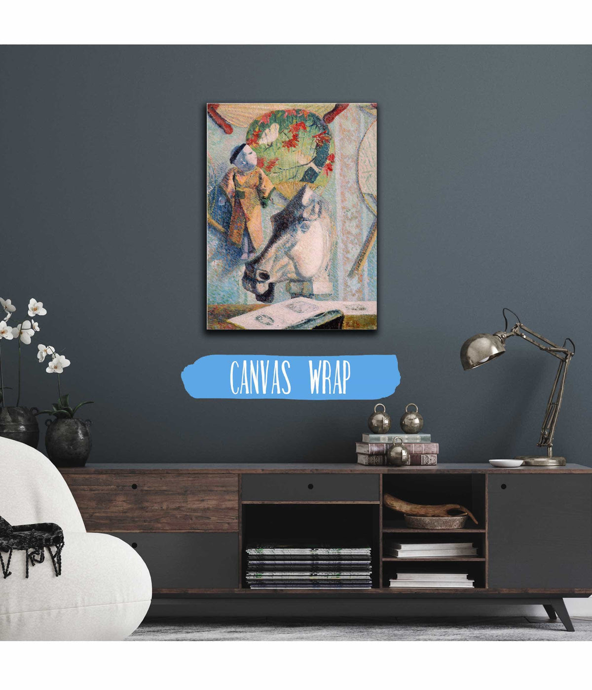 Still Life With Horses Head by Paul Gauguin