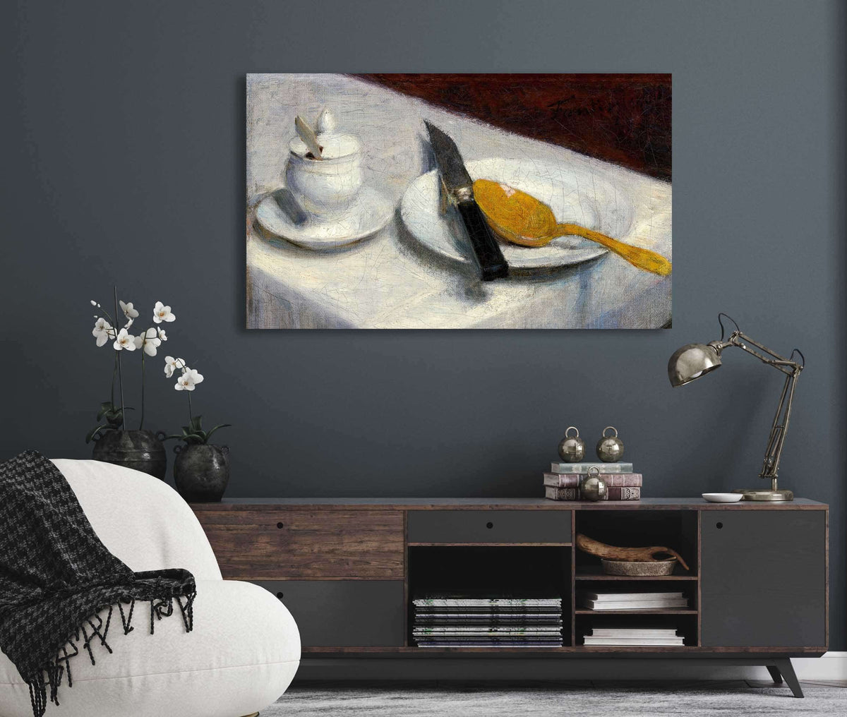 Still Life With Mustard Pot by Henri Fantin Latour