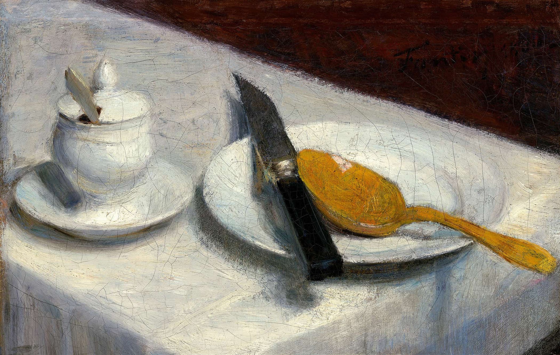 Still Life With Mustard Pot by Henri Fantin Latour