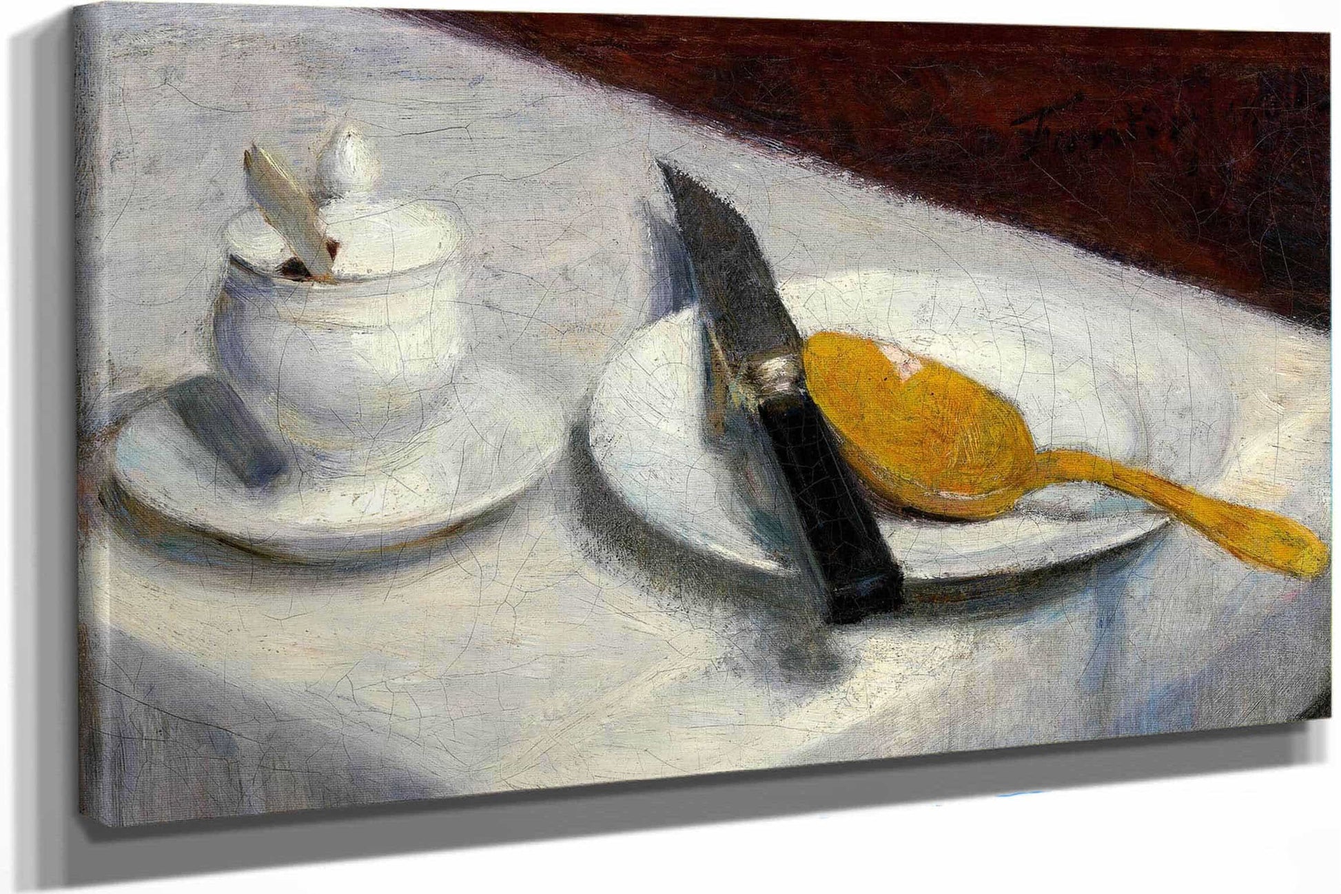 Still Life With Mustard Pot by Henri Fantin Latour
