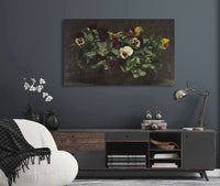 Still Life With Pansies  by Henri Fantin Latour