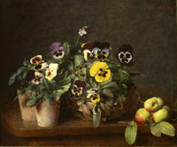 Still Life With Pansies  by Henri Fantin Latour
