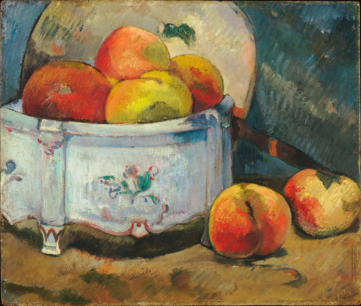 Still Life With Peaches by Paul Gauguin