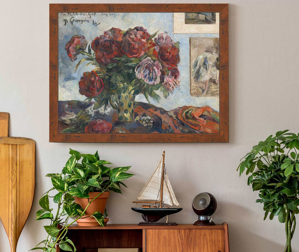 Still Life With Peonies by Paul Gauguin