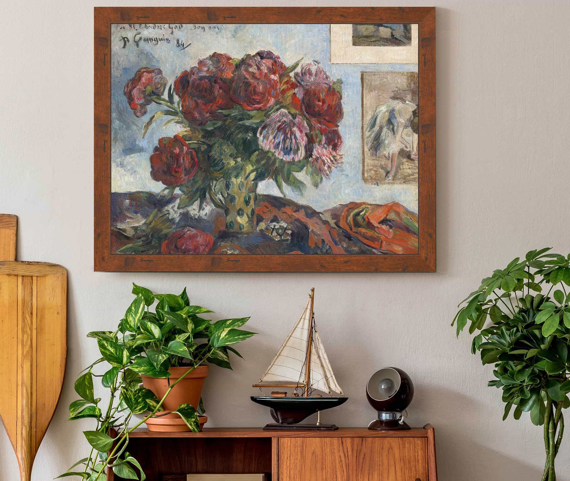 Still Life With Peonies by Paul Gauguin