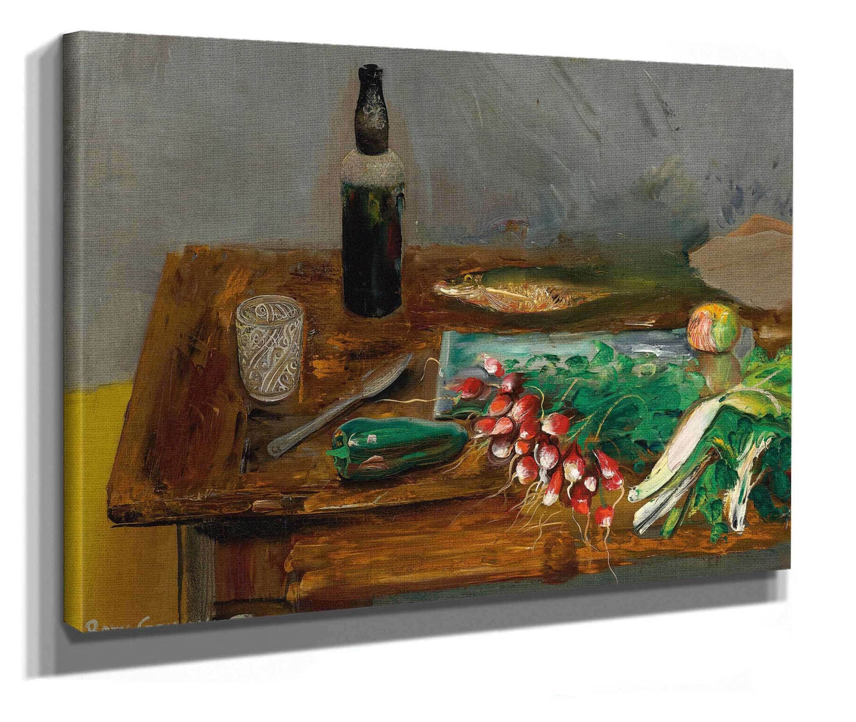 Still Life With Radishes by Boris Grigoriev
