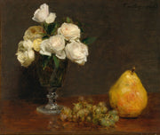 Still Life With Roses And Fruit by Henri Fantin Latour