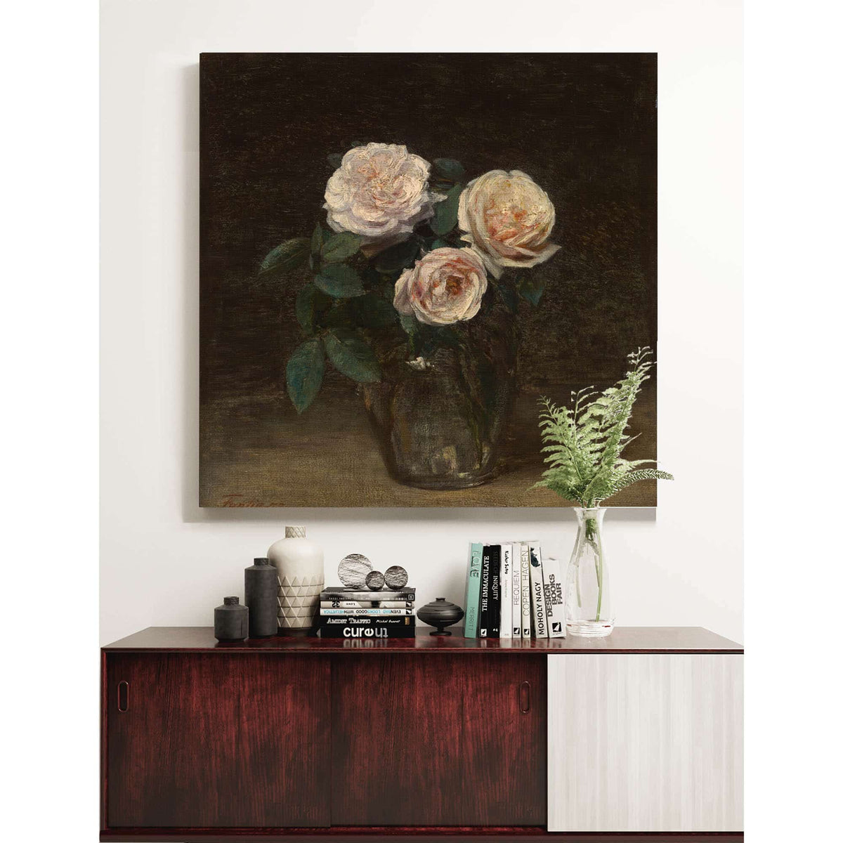 Still Life With Roses by Henri Fantin Latour