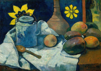 Still Life With Teapot And Fruit by Paul Gauguin