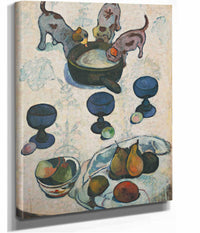 Still Life With Three Puppies by Paul Gauguin
