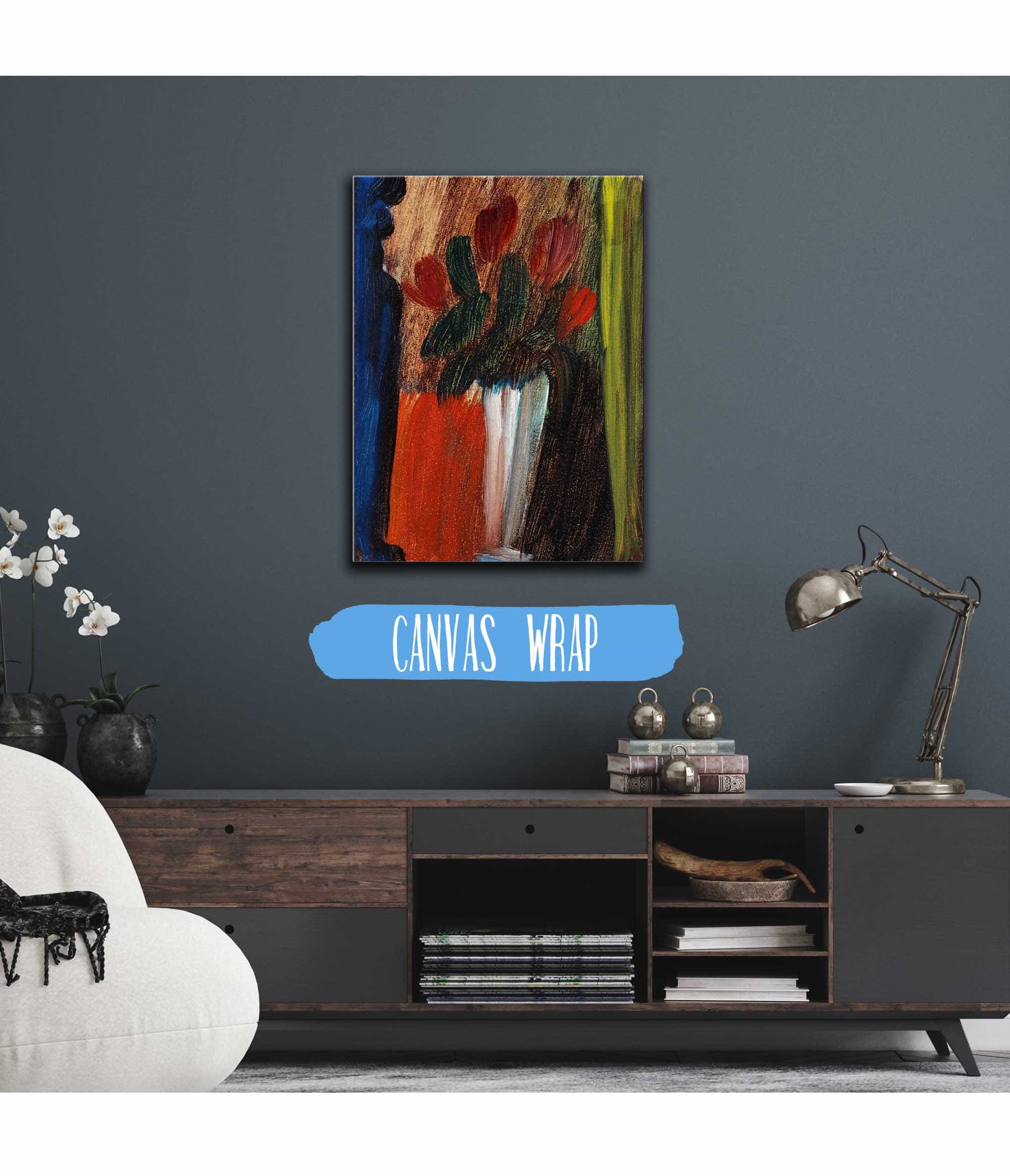 Stillleben Blumen In Weiber Vase by Alexej Von Jawlensky