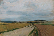 Stimmungsstudie Abend Michelhausen Plankenberg by Carl Moll
