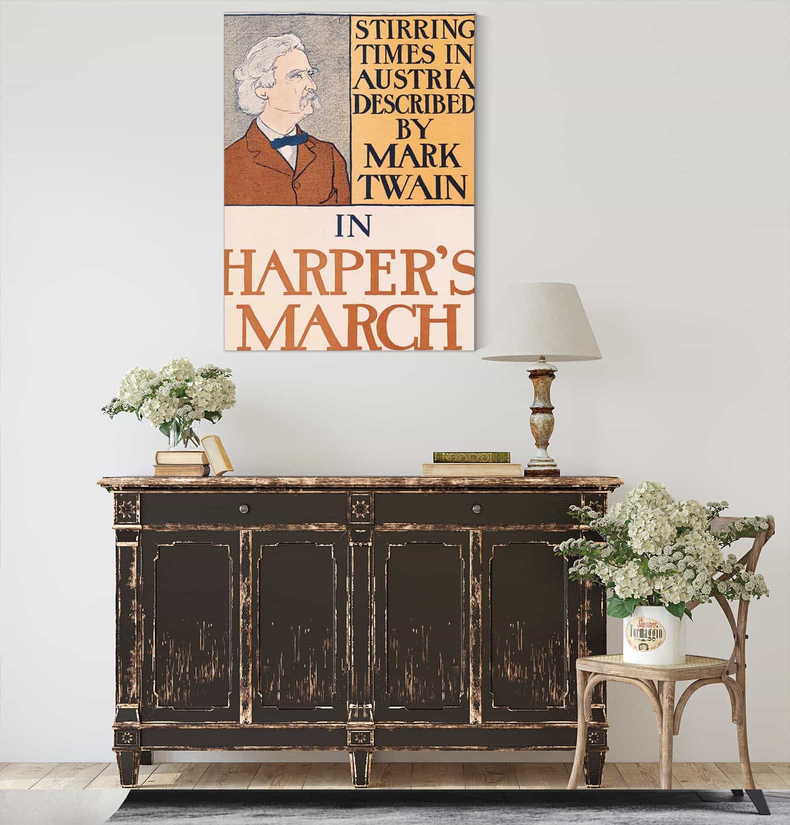 Stirring Times In Austria Described By Mark Twain In Harpers March by Edward Penfield