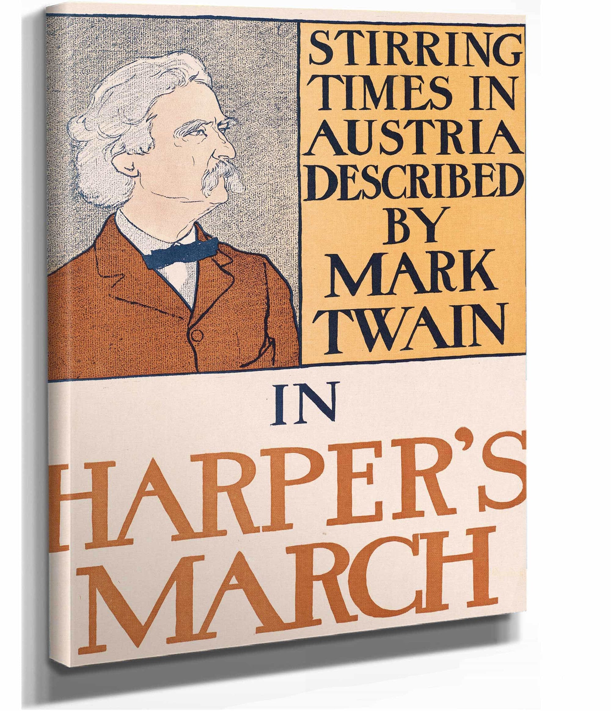 Stirring Times In Austria Described By Mark Twain In Harpers March by Edward Penfield