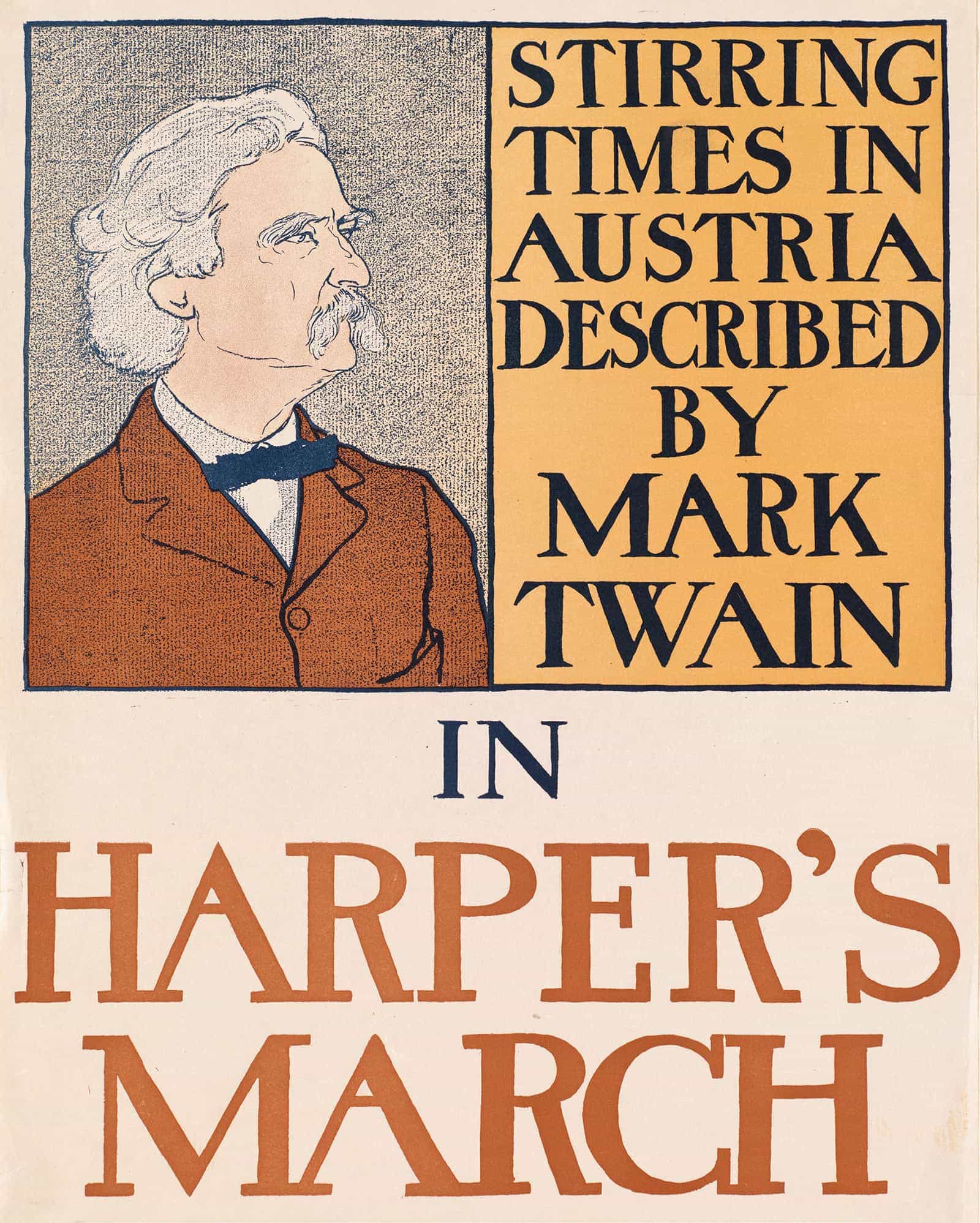 Stirring Times In Austria Described By Mark Twain In Harpers March by Edward Penfield