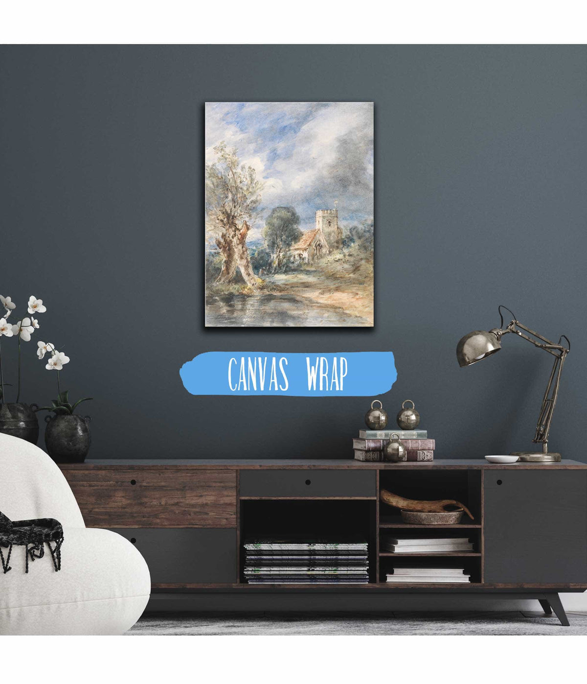 Stoke Poges Church by John Constable