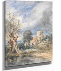 Stoke Poges Church by John Constable