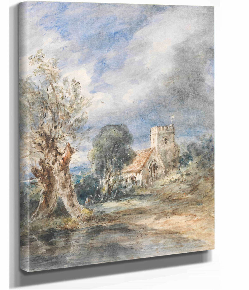 Stoke Poges Church by John Constable